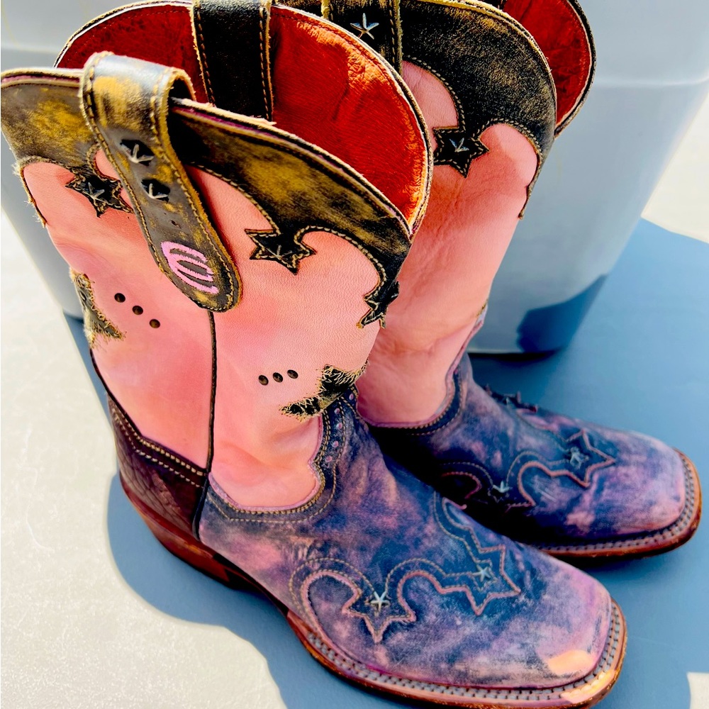 DanPost Cowgirl Certified Boots Shin-high size 8 like new condition